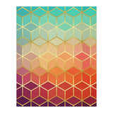 Colorful and golden pattern II (Print Only) thumbnail