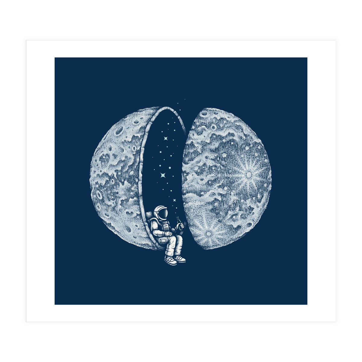 Chilling in Space (Print Only)