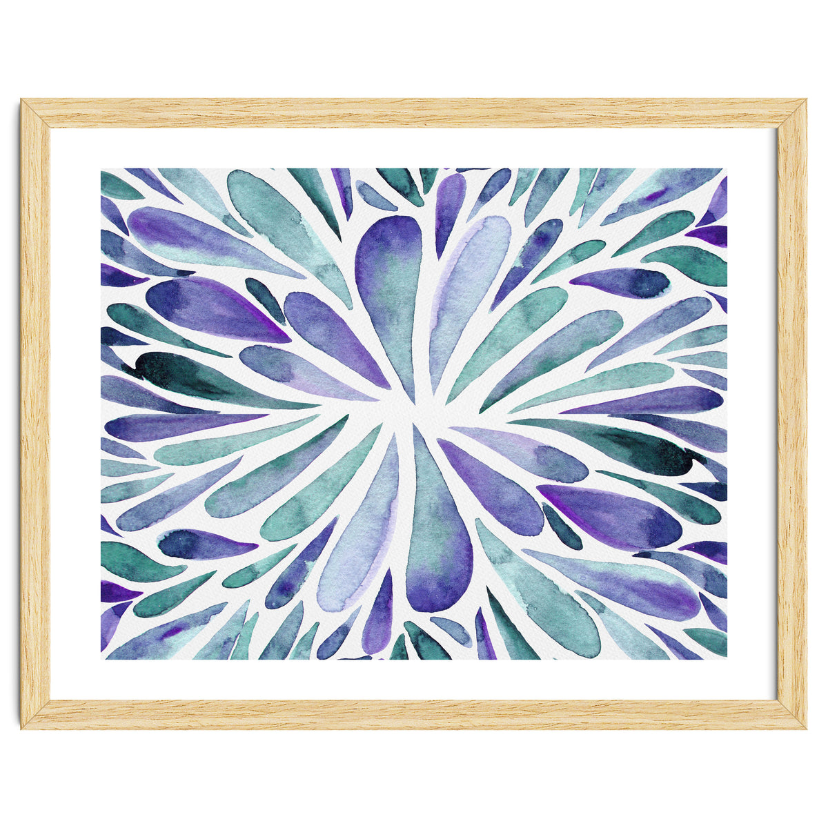 Retro abstract floral