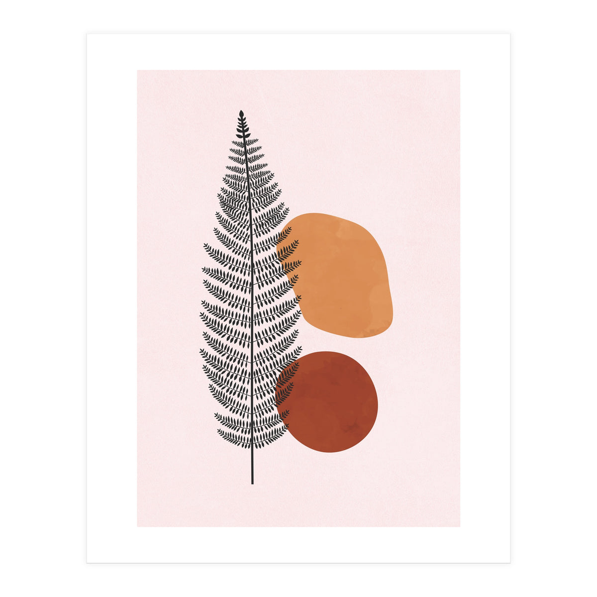 Fern Botanical Nordic Scandinavian Modern (Print Only)