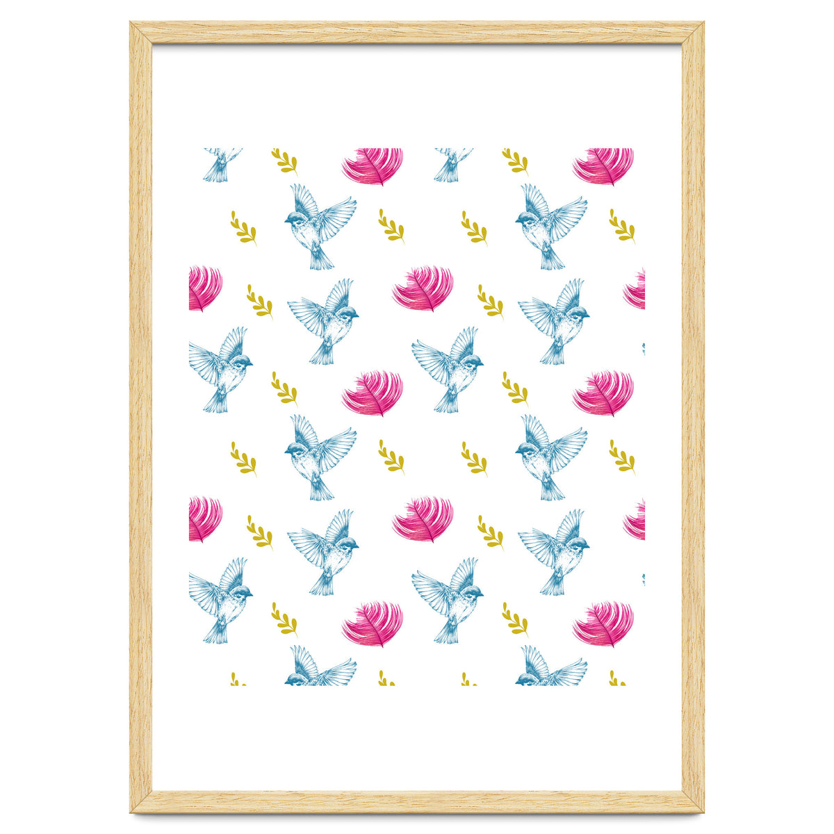 Blue Bird Pattern