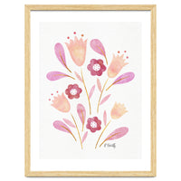 Watercolour Tulips | Pink