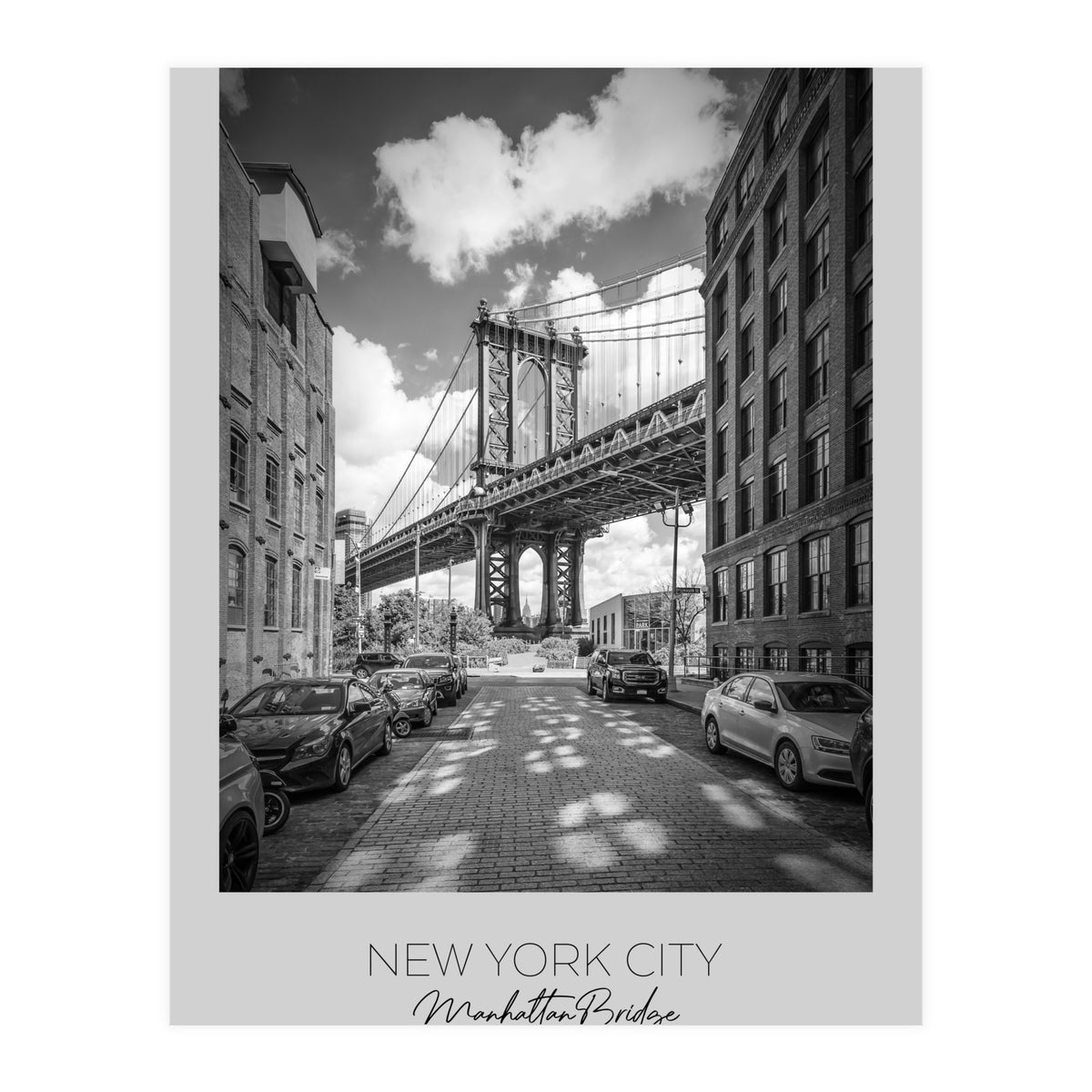 In focus: NEW YORK CITY Manhattan Bridge (Print Only)
