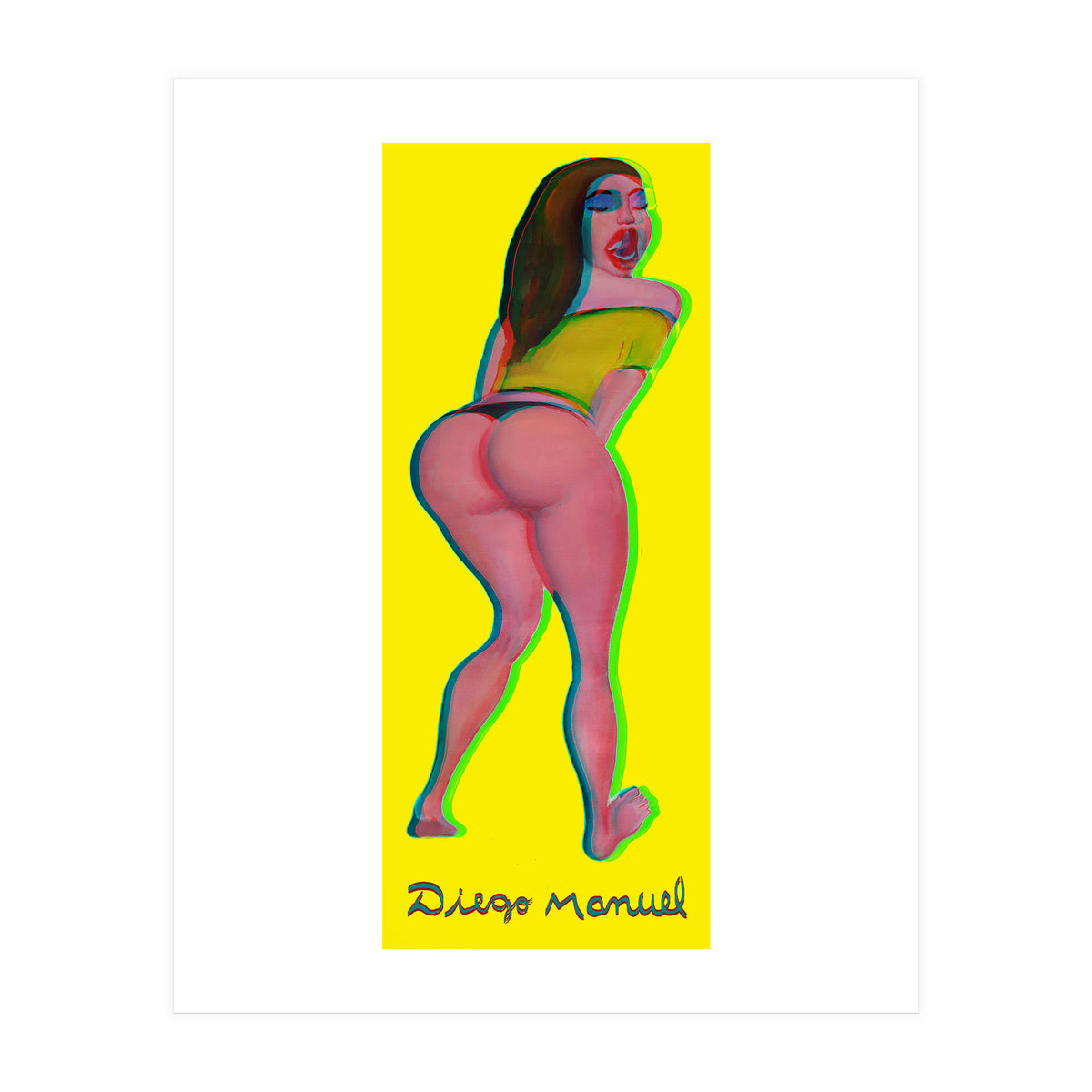 Chica Sensual 2 3d 2 (Print Only)