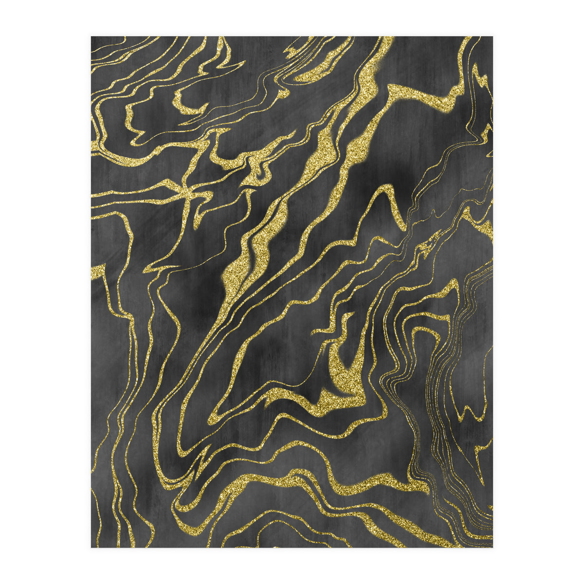 Golden Flows No. 9 (Print Only)