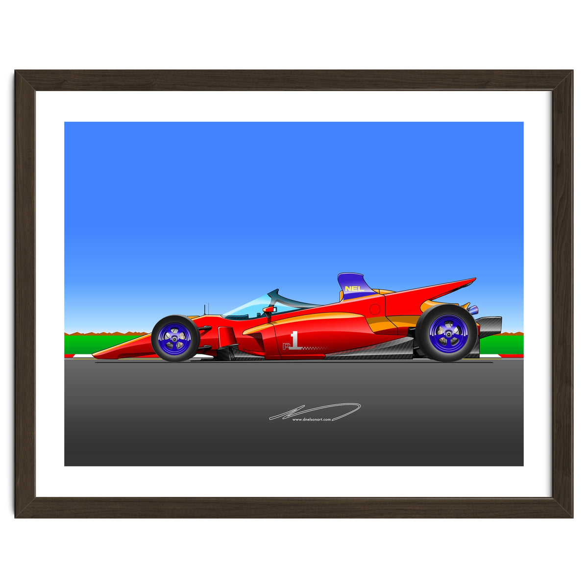 Pole Position Racecar Homage