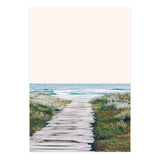 The Ocean is Calling & I Must Go | Pastel Sea Beachy Nature Landscape Travel (Print Only) thumbnail