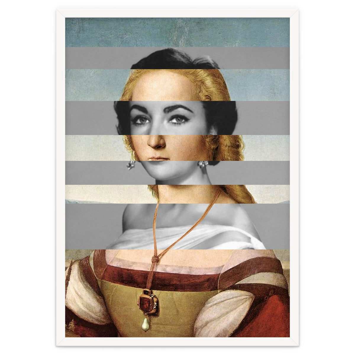 Rafael Portrait of Young Woman with Unicorn & Liz Taylor