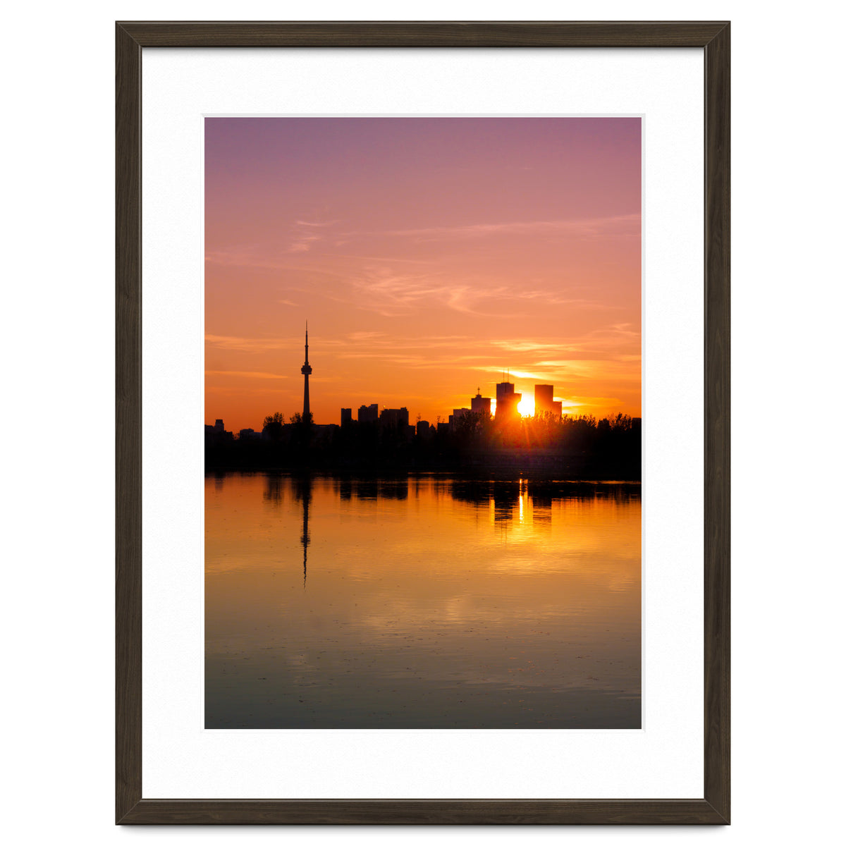 Leslie Street Spit Toronto Canada Sunset