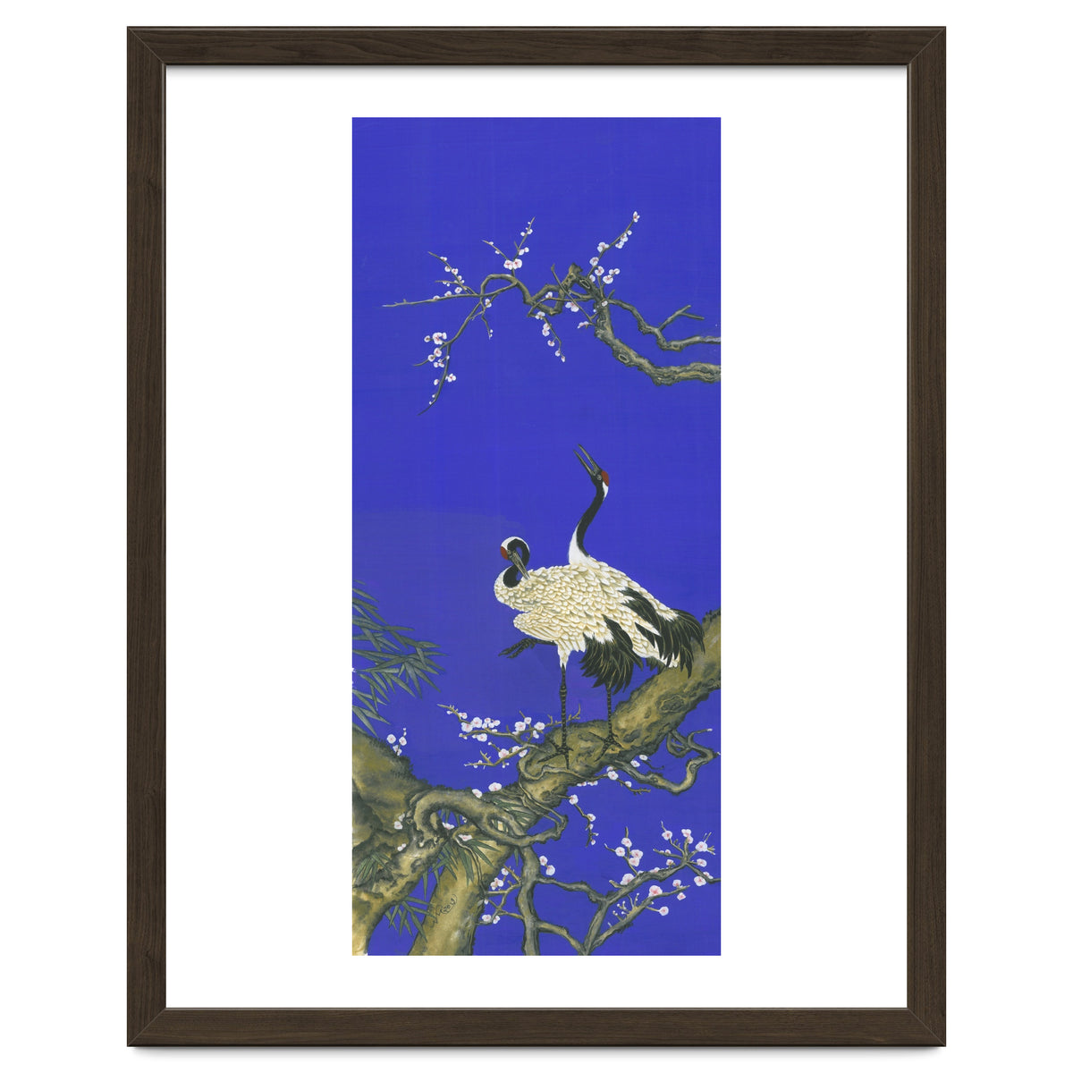 Cranes & Peach Blossom