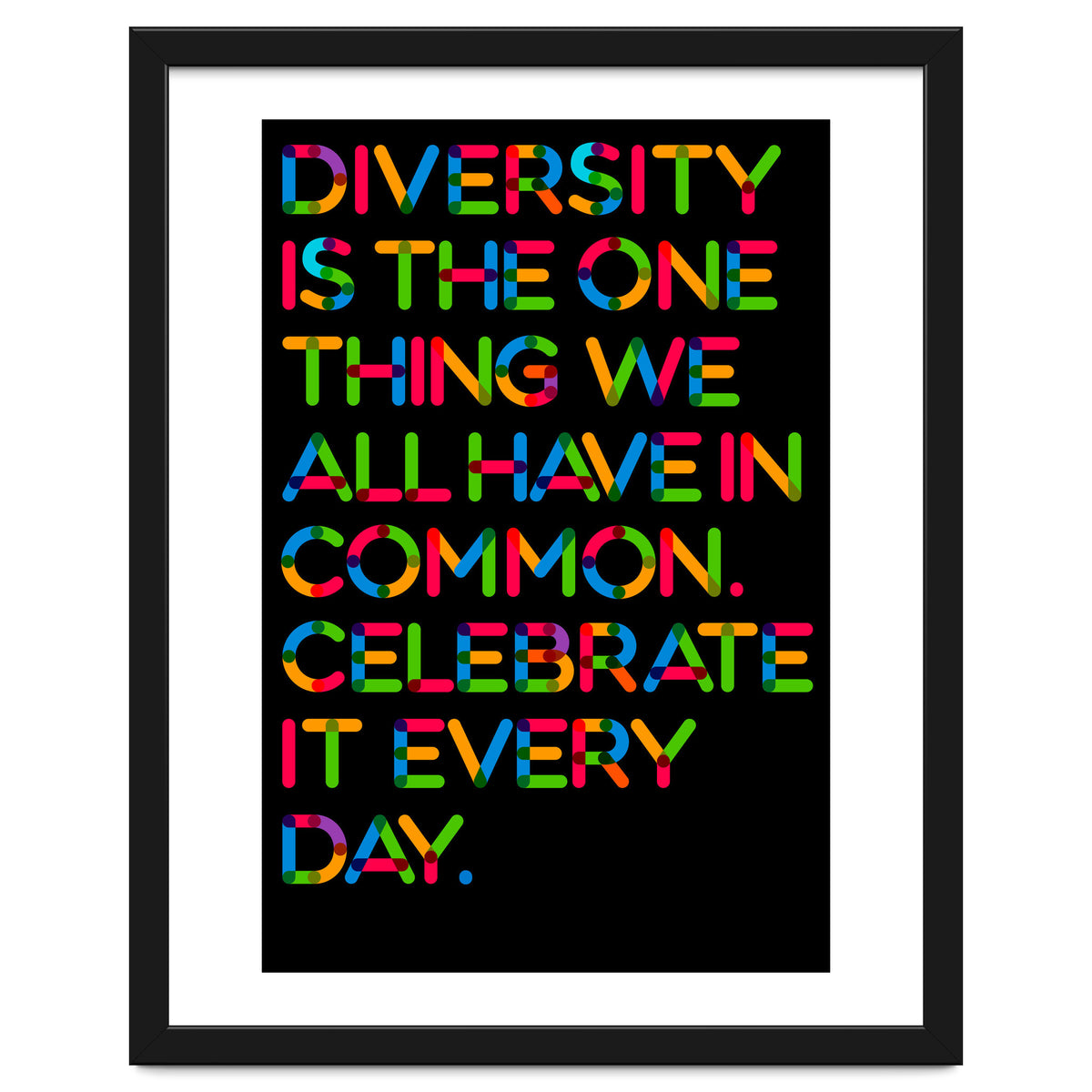 DIVERSITY (black Version)