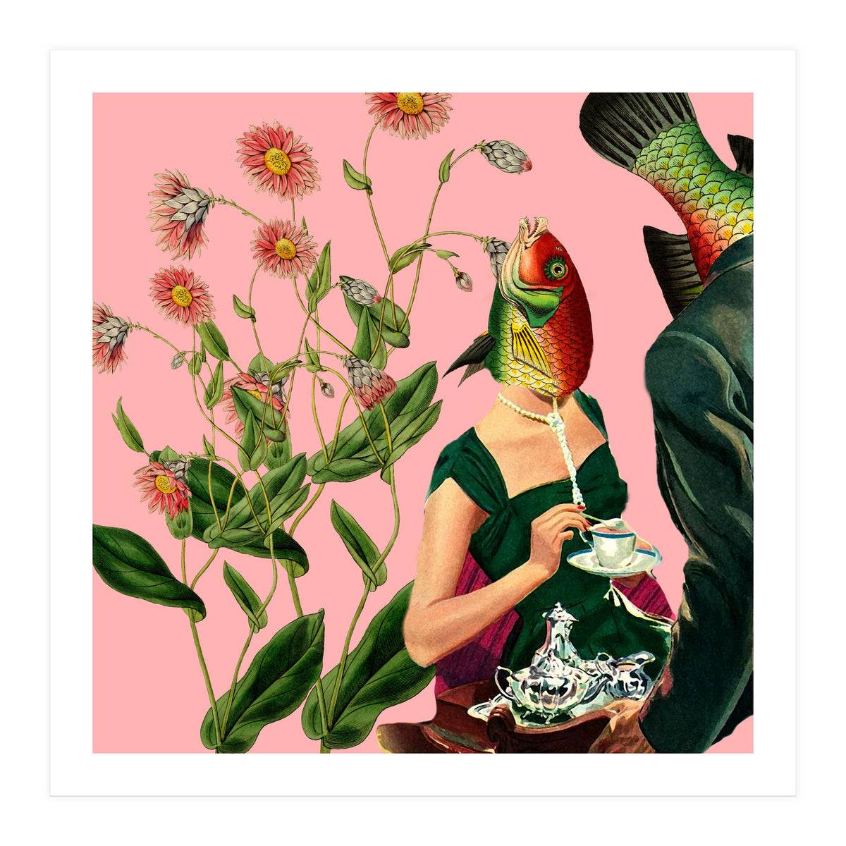 Fish Soul Mate Pink (Print Only)