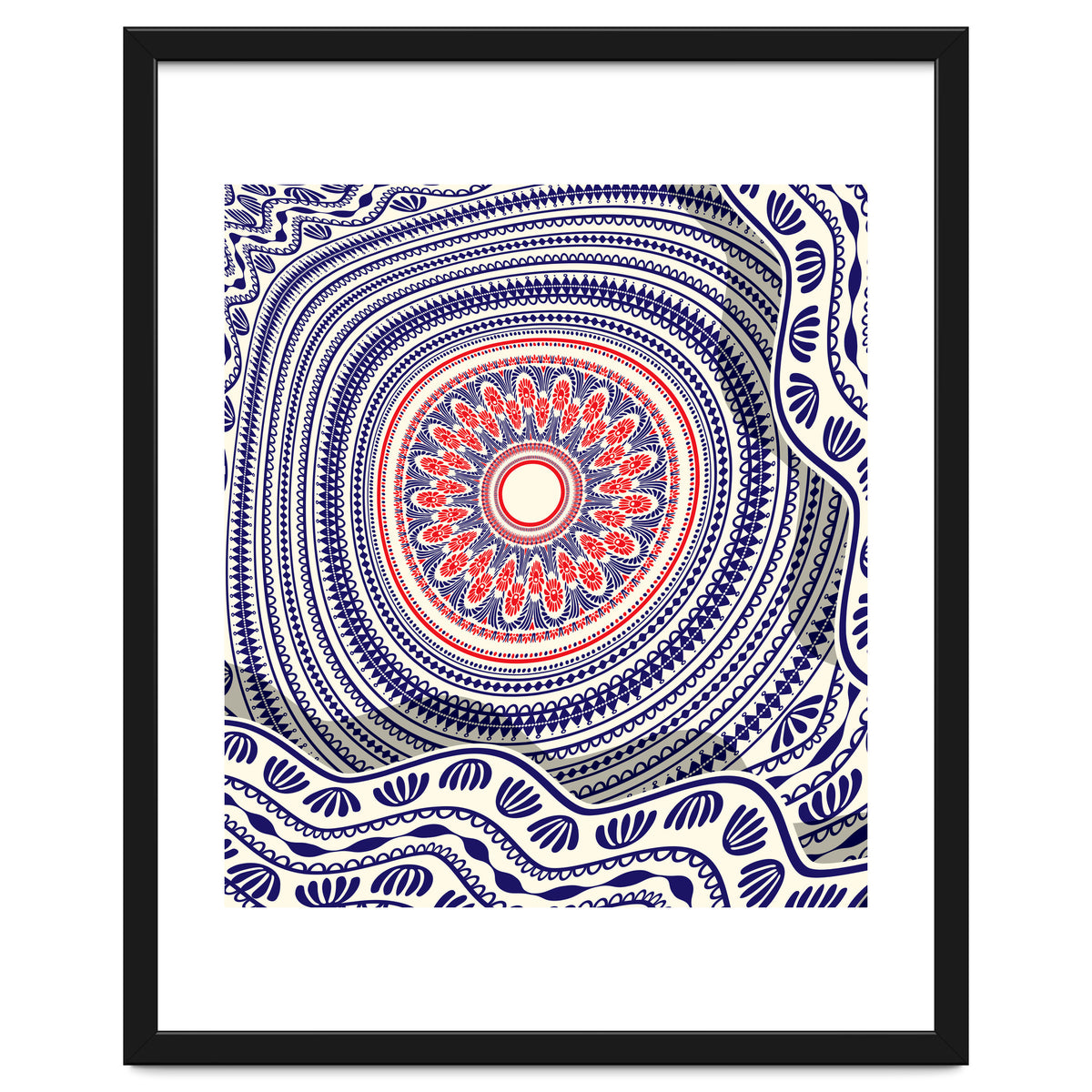 Romanian embroidery background 17