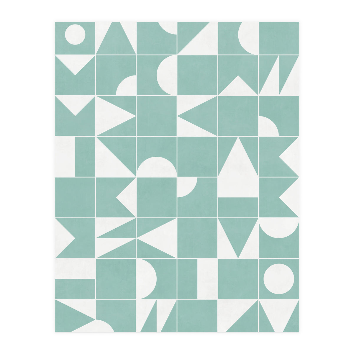 My Favorite Geometric Patterns No.16 - Light Blue (Print Only)