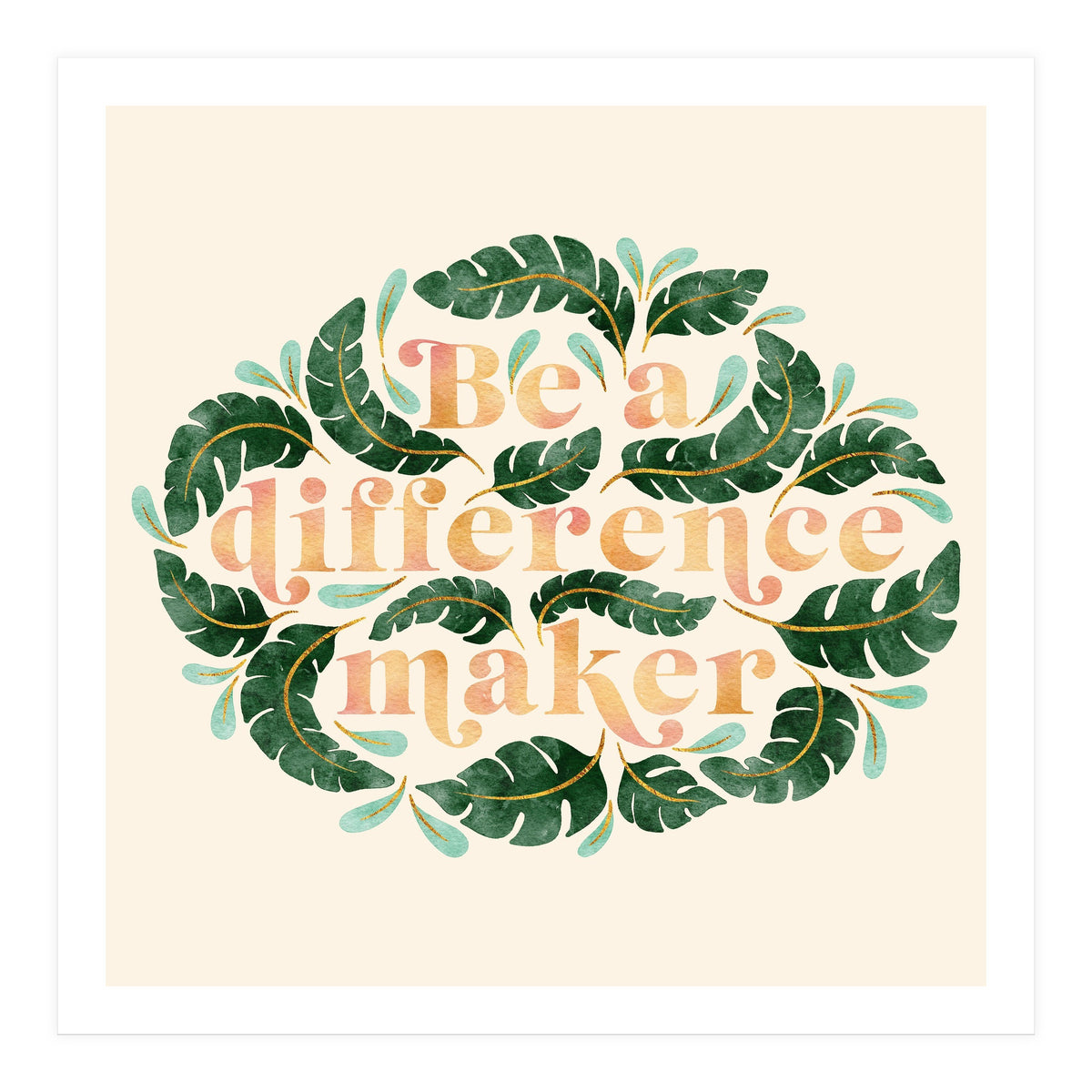 Be A Difference Maker (Print Only)