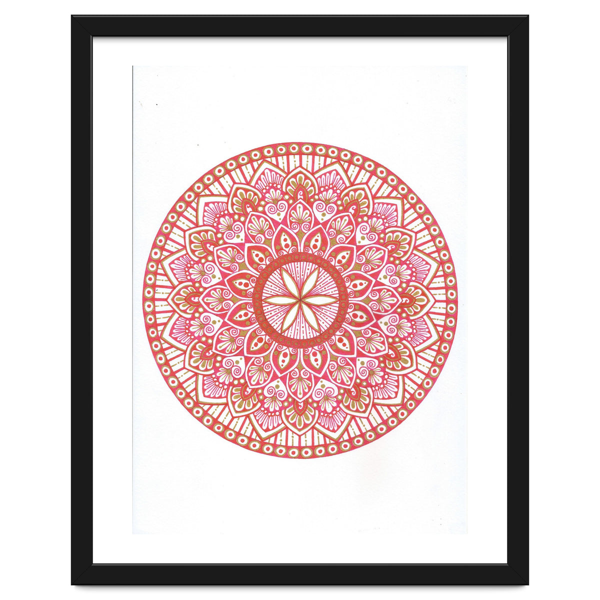 Red & Gold Mandala