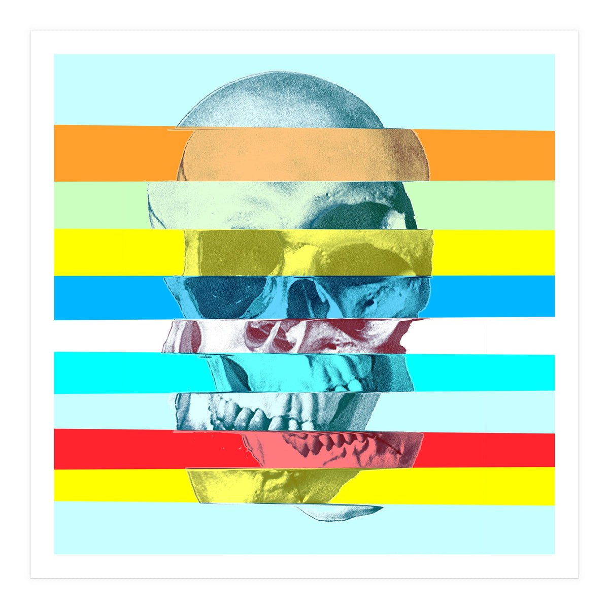 Glitch Skull (Print Only)