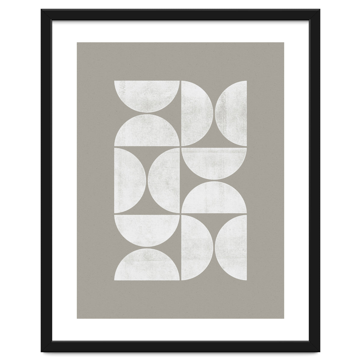 Mid-Century Modern No.17 - Woodblock Print