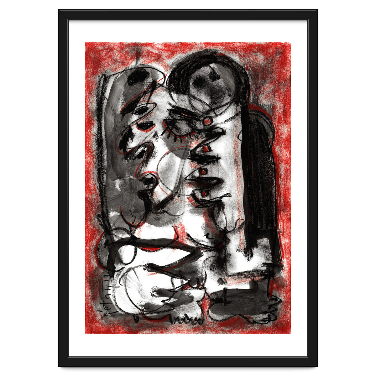 Shame - white background