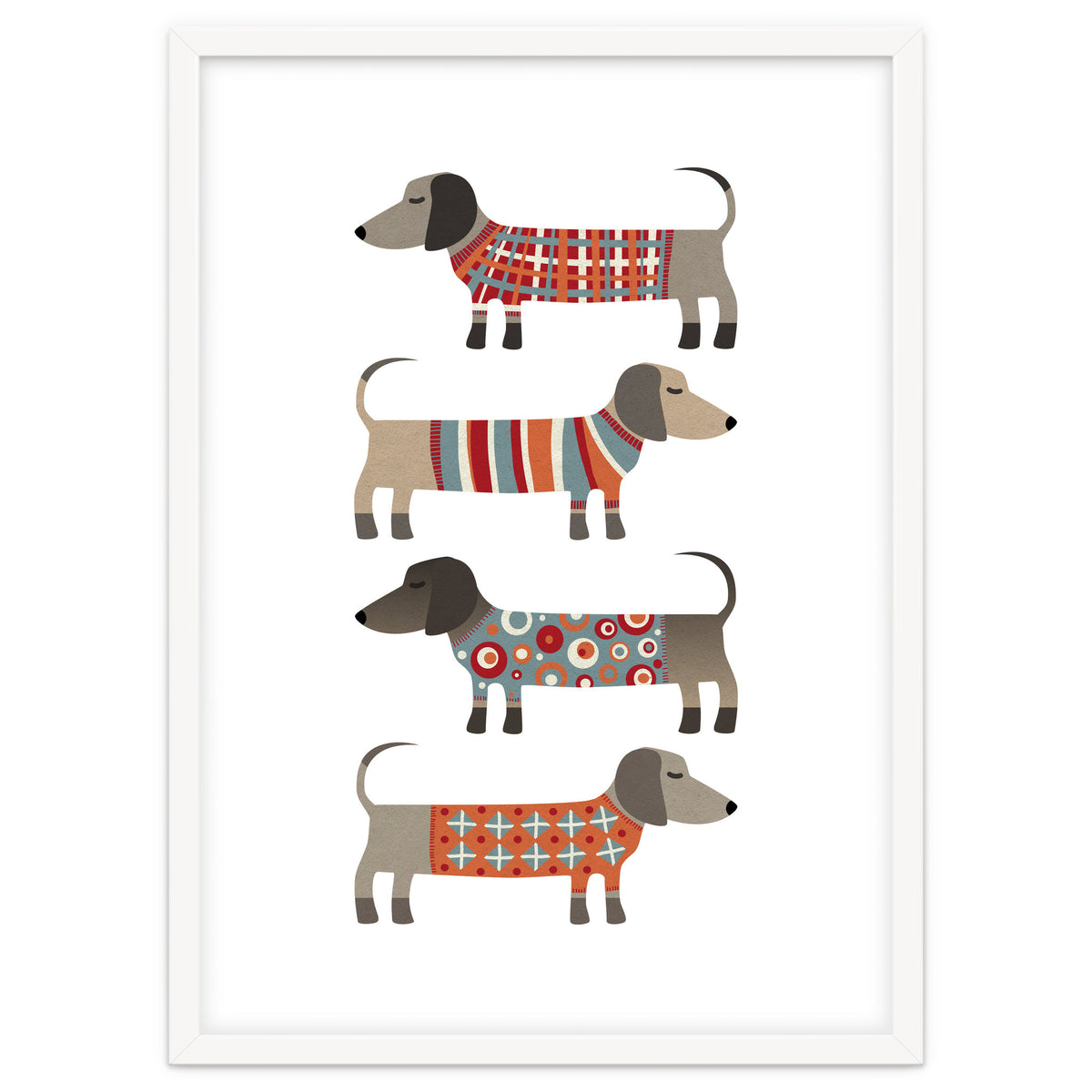 Sausage Dogs In Sweaters