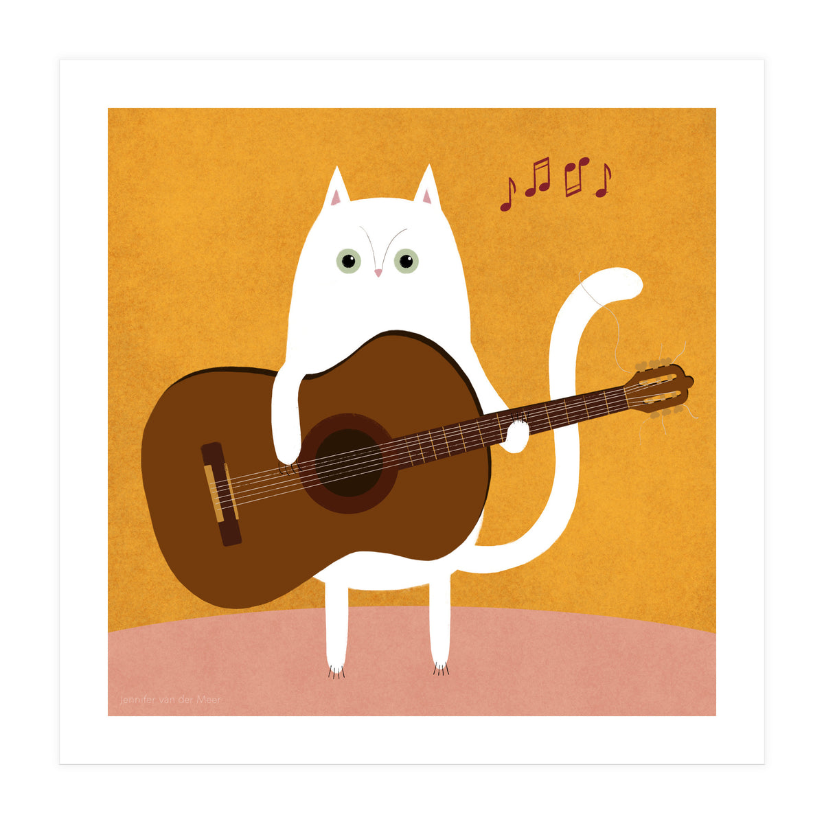 Cat 98: The rock star (Print Only)