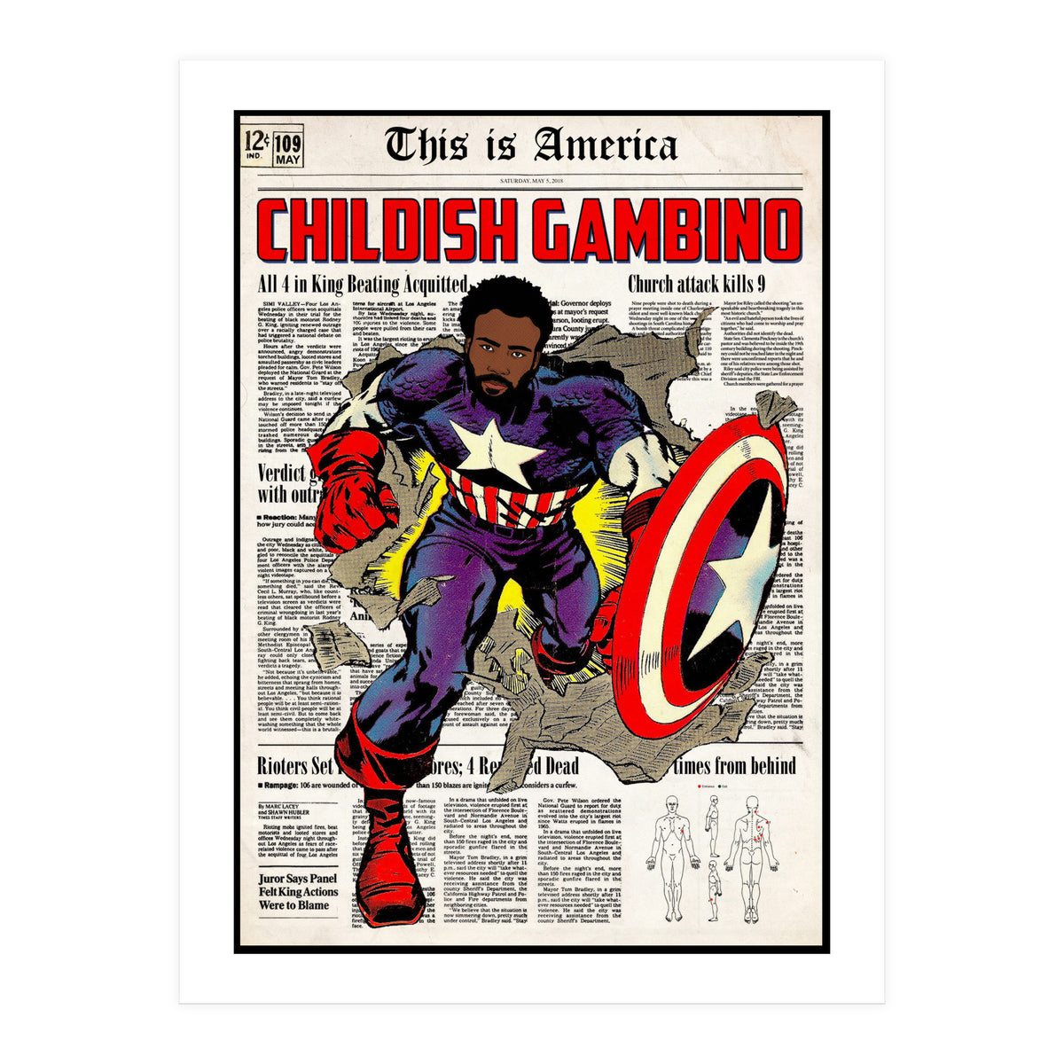 Dangerous Gambino (Print Only)