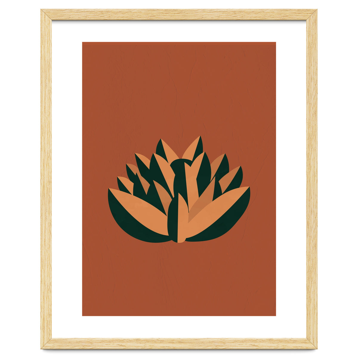 Bohemian Terracotta Flower