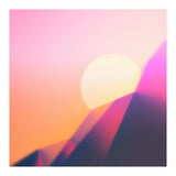 Sun Desert Mountain Sky (Print Only) thumbnail