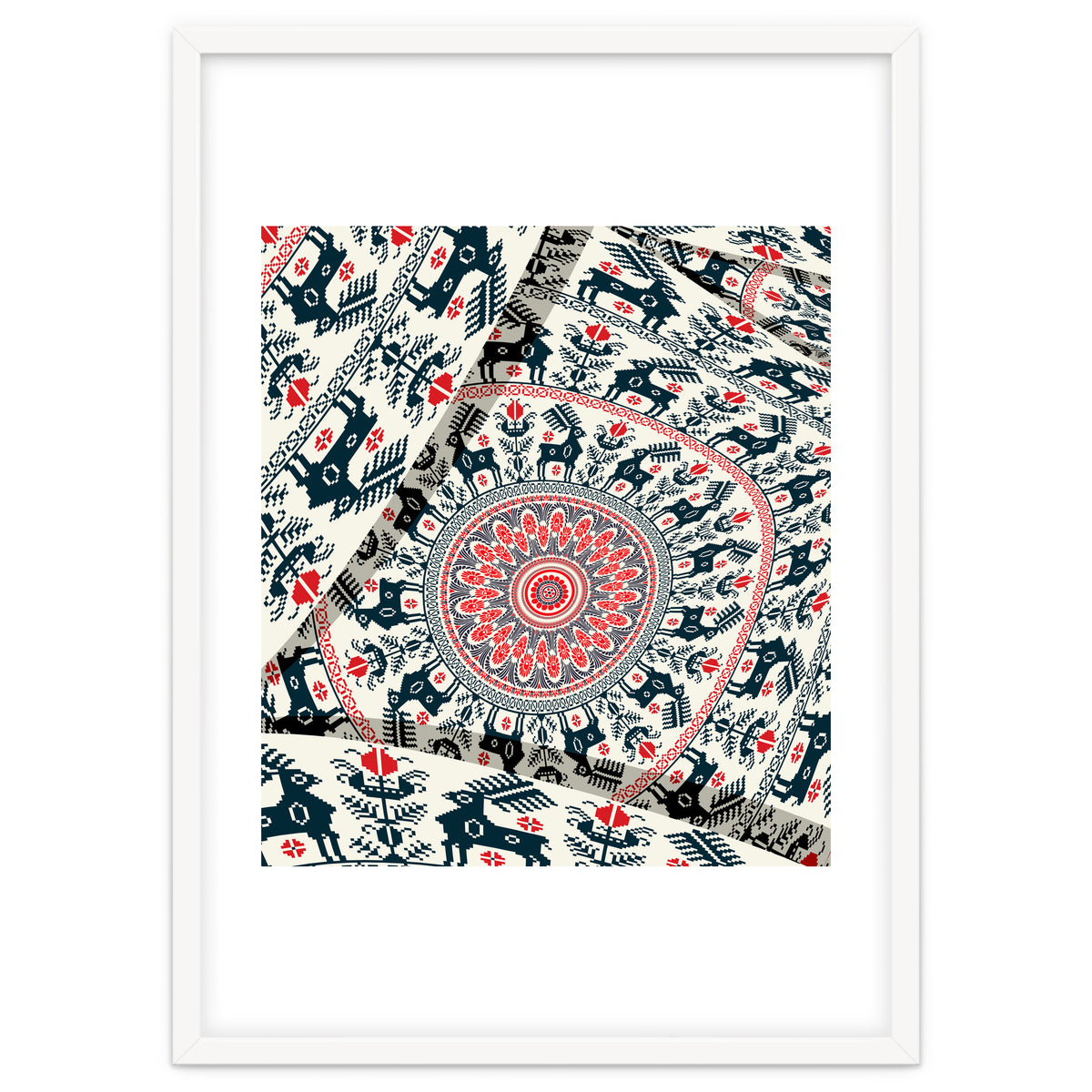 Romanian embroidery background 2