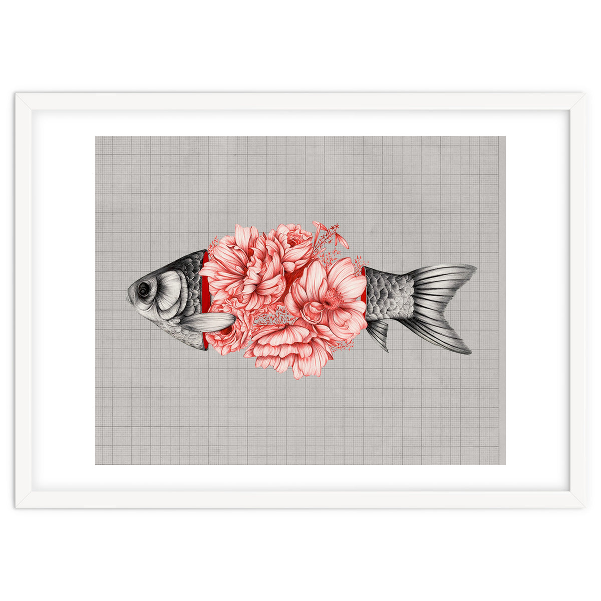 Vintage Tropical Aquarium Fish