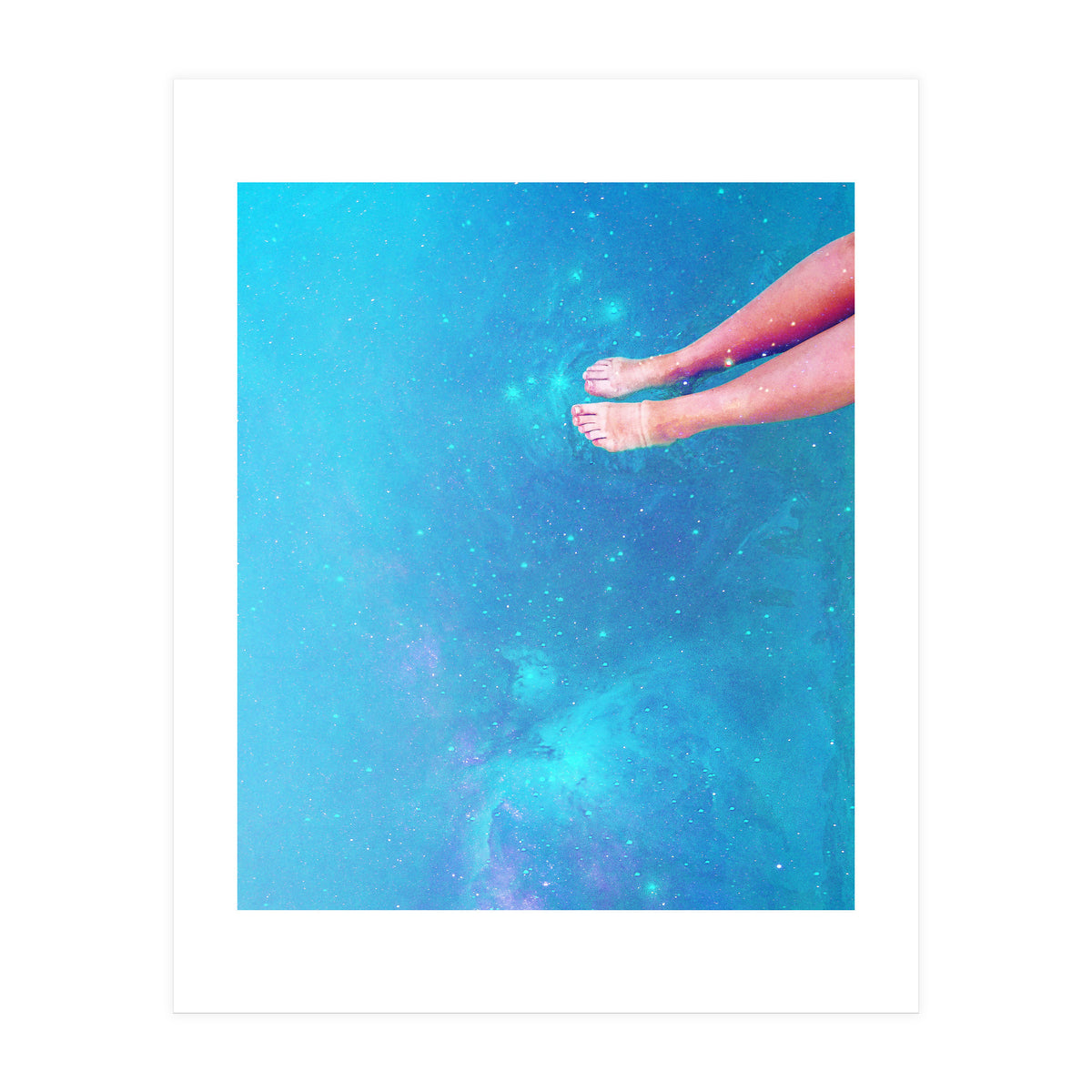 Retro Space Swim (Print Only)