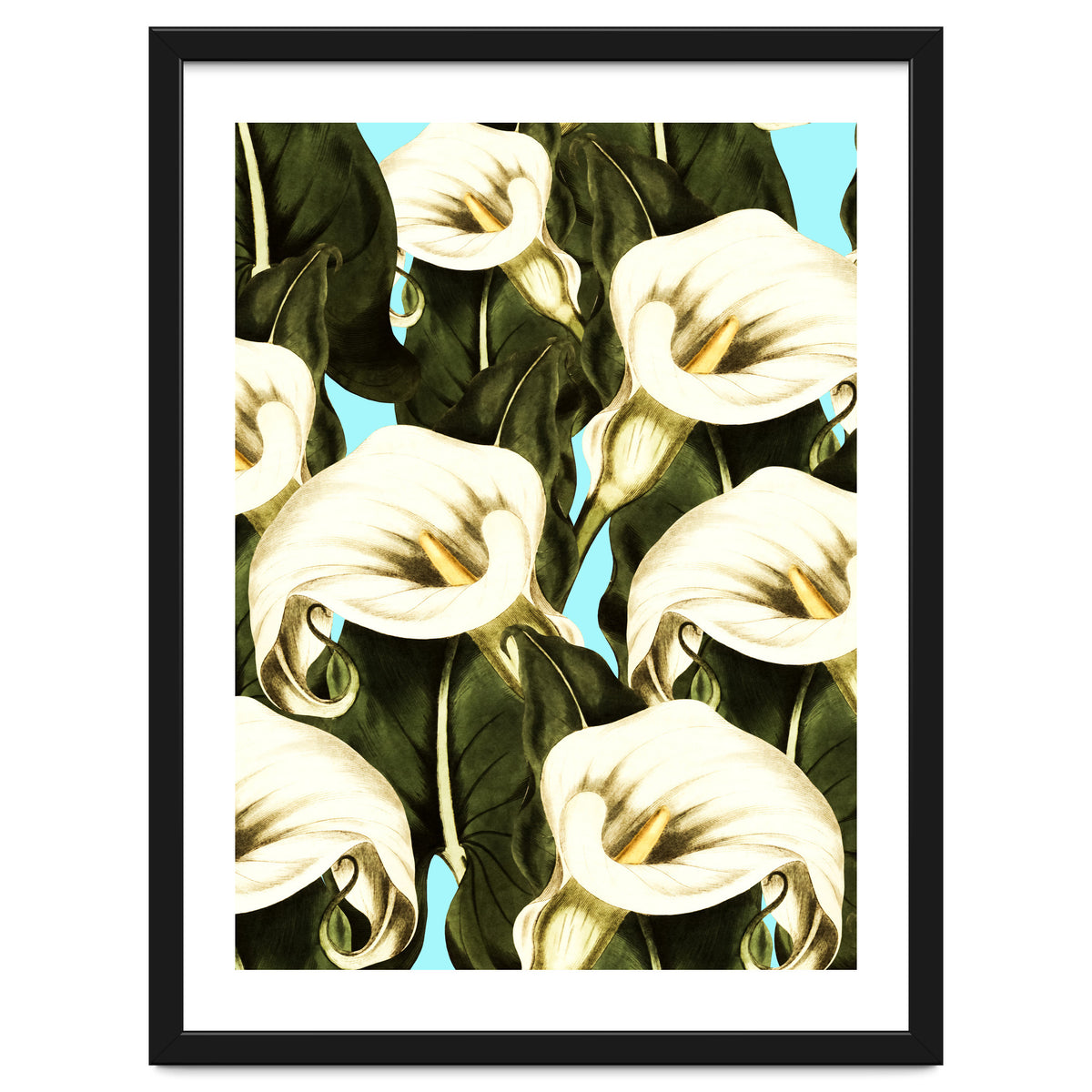 Pattern floral Ethiopian-Calla