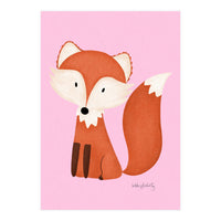 Sitting Fox (Print Only)