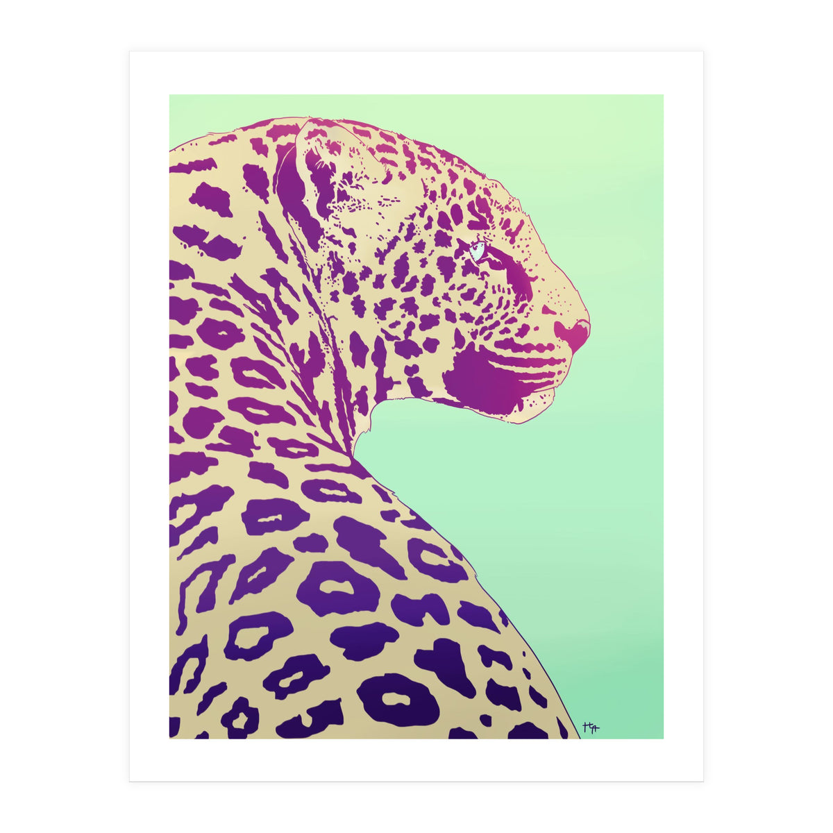 Leopard Under The Sun (Print Only)