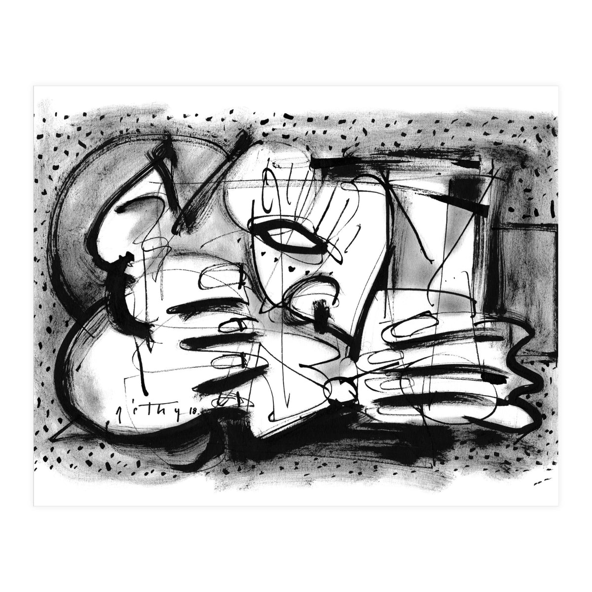 Drinker - b&w (Print Only)