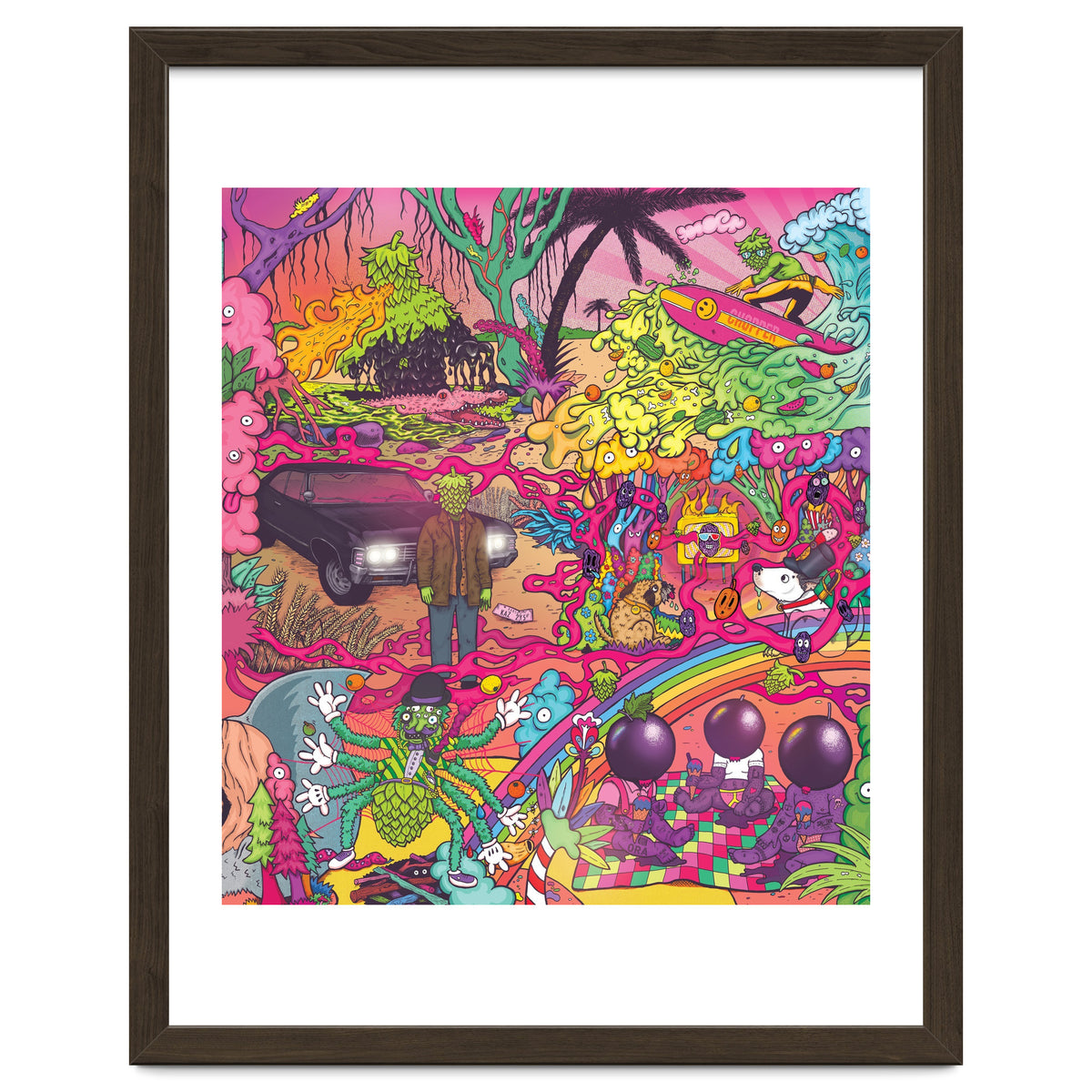 ABBEYDALE BREWERY COLLAB SERIES #2 FULL ILLUSTRATION - THORNBRIDGE, WILDE CHILD, RIDGESIDE, TORRSIDE, BOX SOCIAL, ORA BREWING