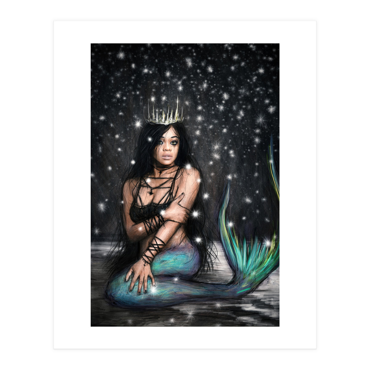 Shore At Midnight (Print Only)