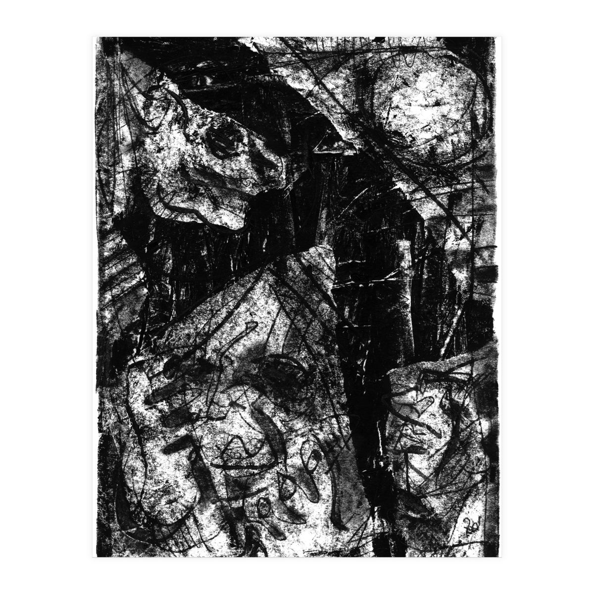 Fright - b&w (Print Only)