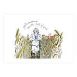 Upon The Fields Of Wheat (Print Only) thumbnail