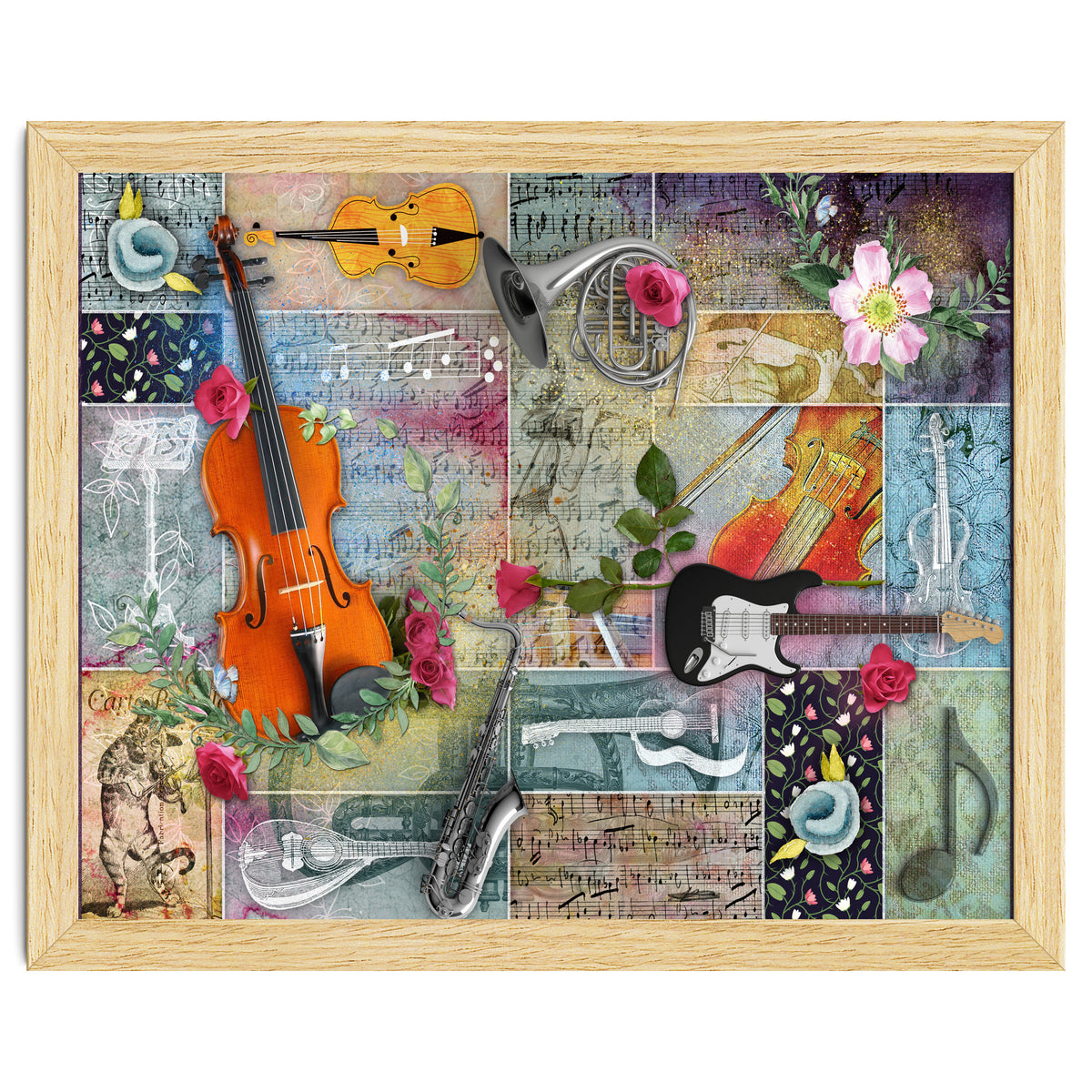 Musical Garden Collage