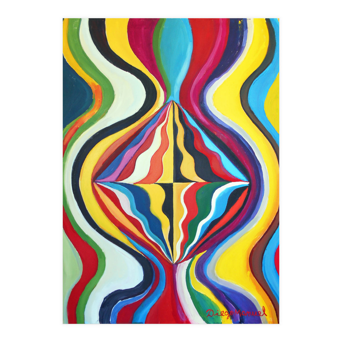 Graffiti Con Rombo 2 (Print Only)