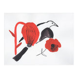 Black Bird And Poppies (Print Only) thumbnail