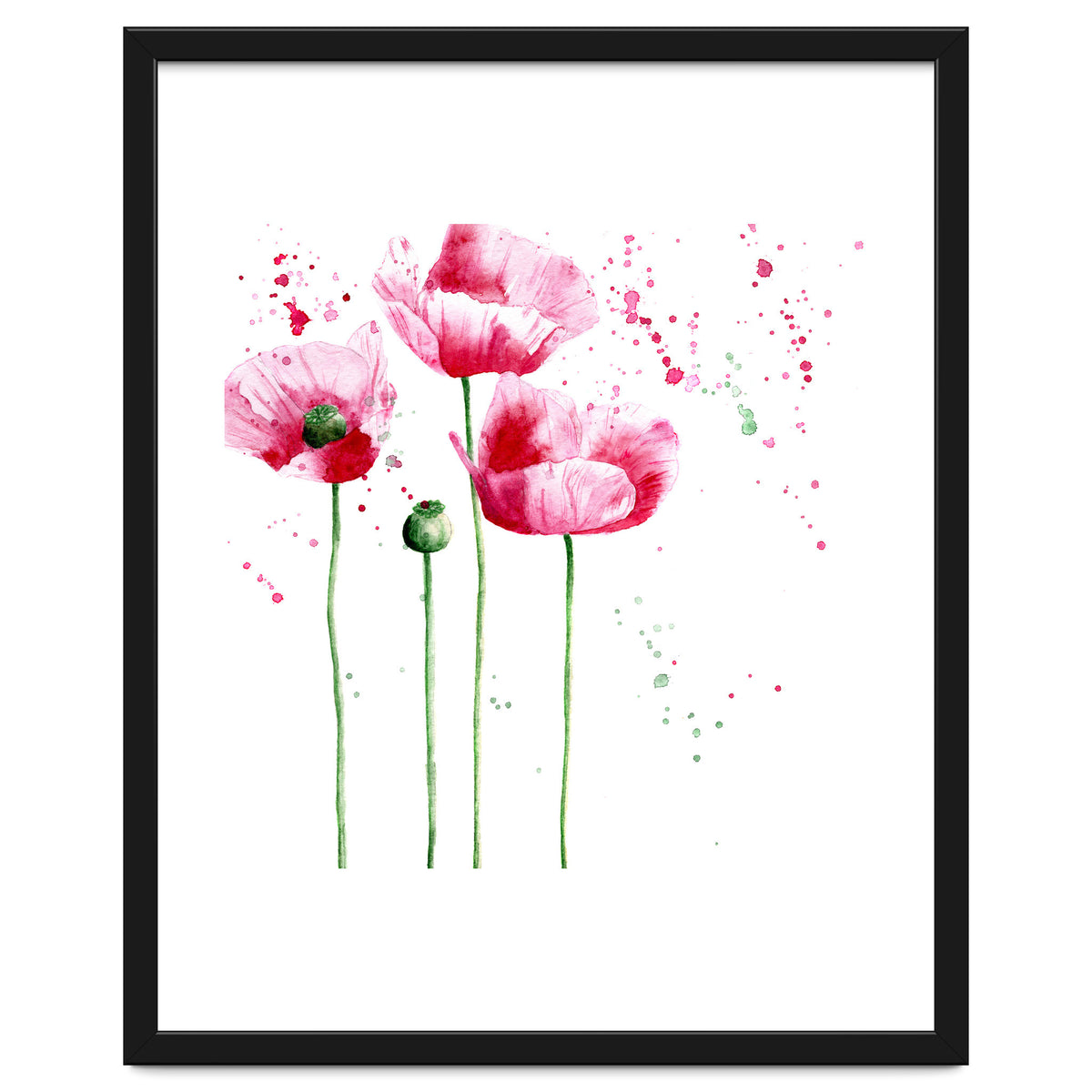 Poppies || watercolor