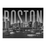 BOSTON Skyline | Monochrome (Print Only) thumbnail