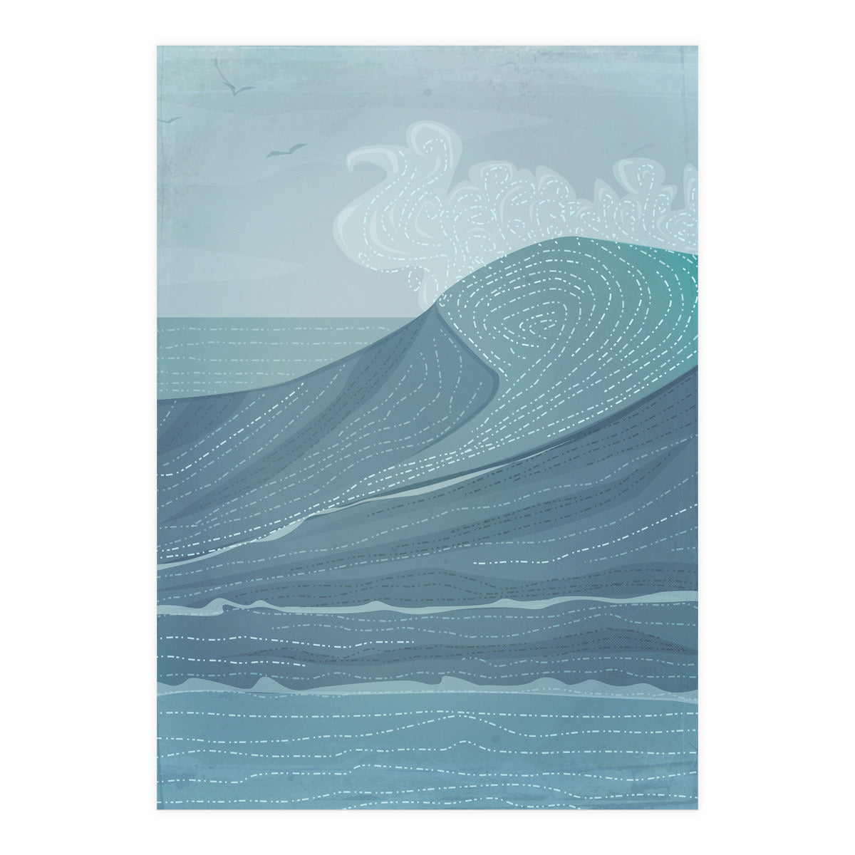 The wave (Print Only)