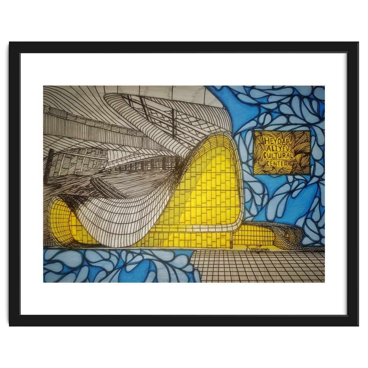 Heydar Aliyev Center Coloured