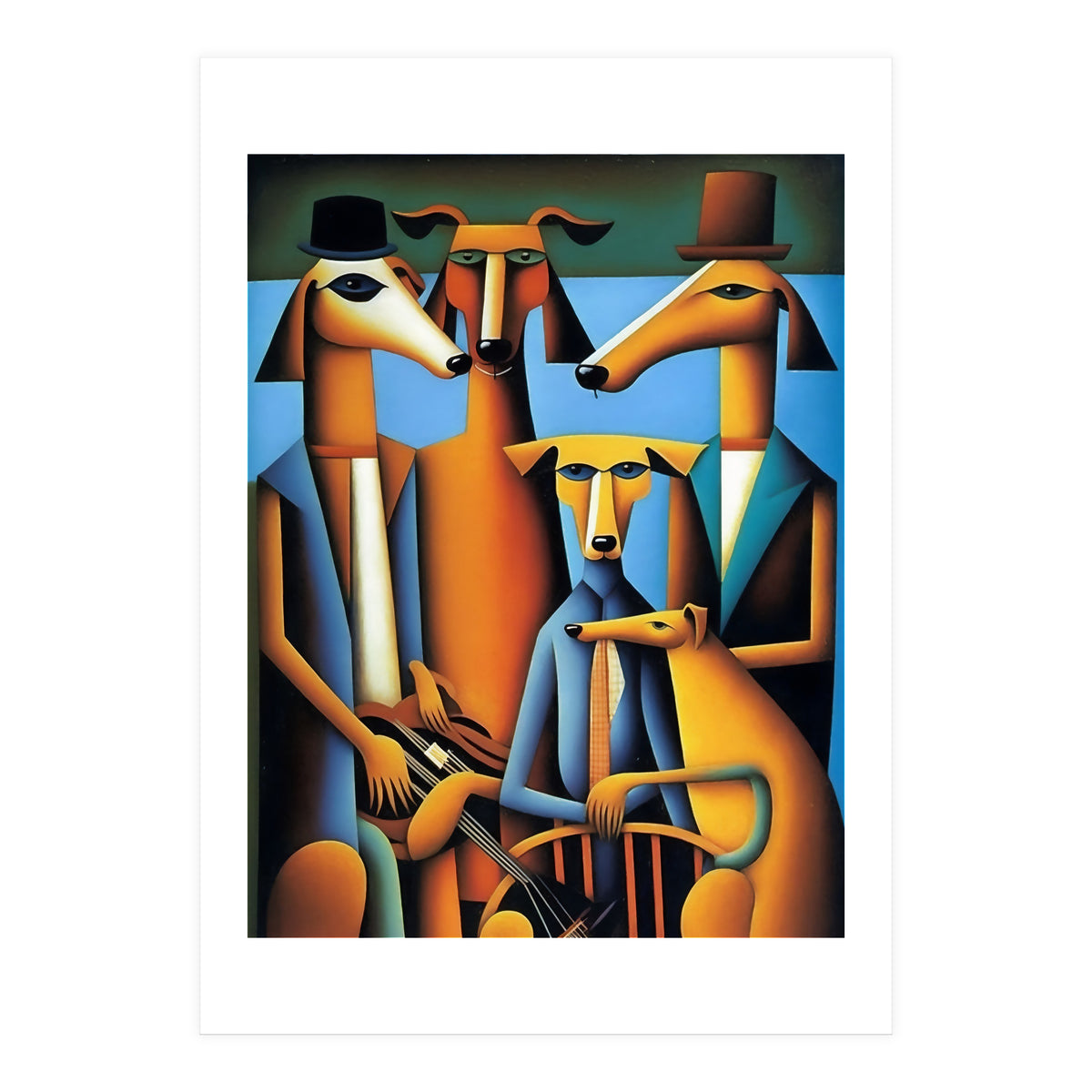 Greyhounds Max (Print Only)