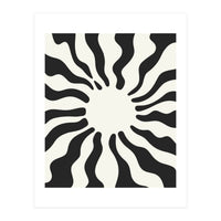 Wavy Retro Sun (Print Only)