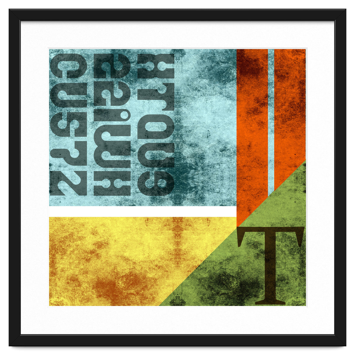 Abstract Industrial Rgby