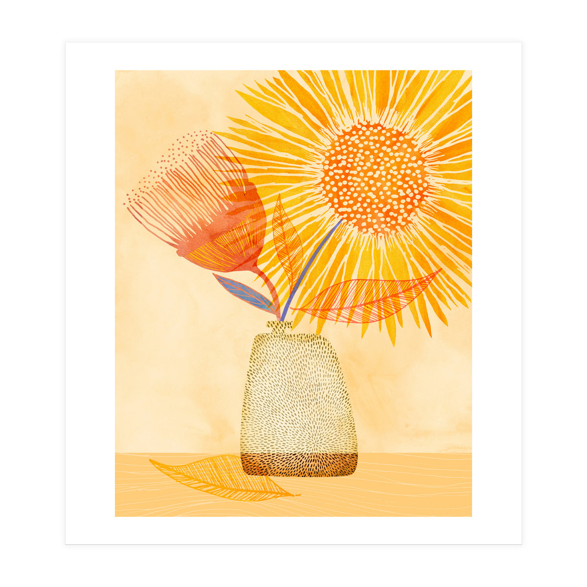 Tuesday Afternoon Sunflowers (Print Only)